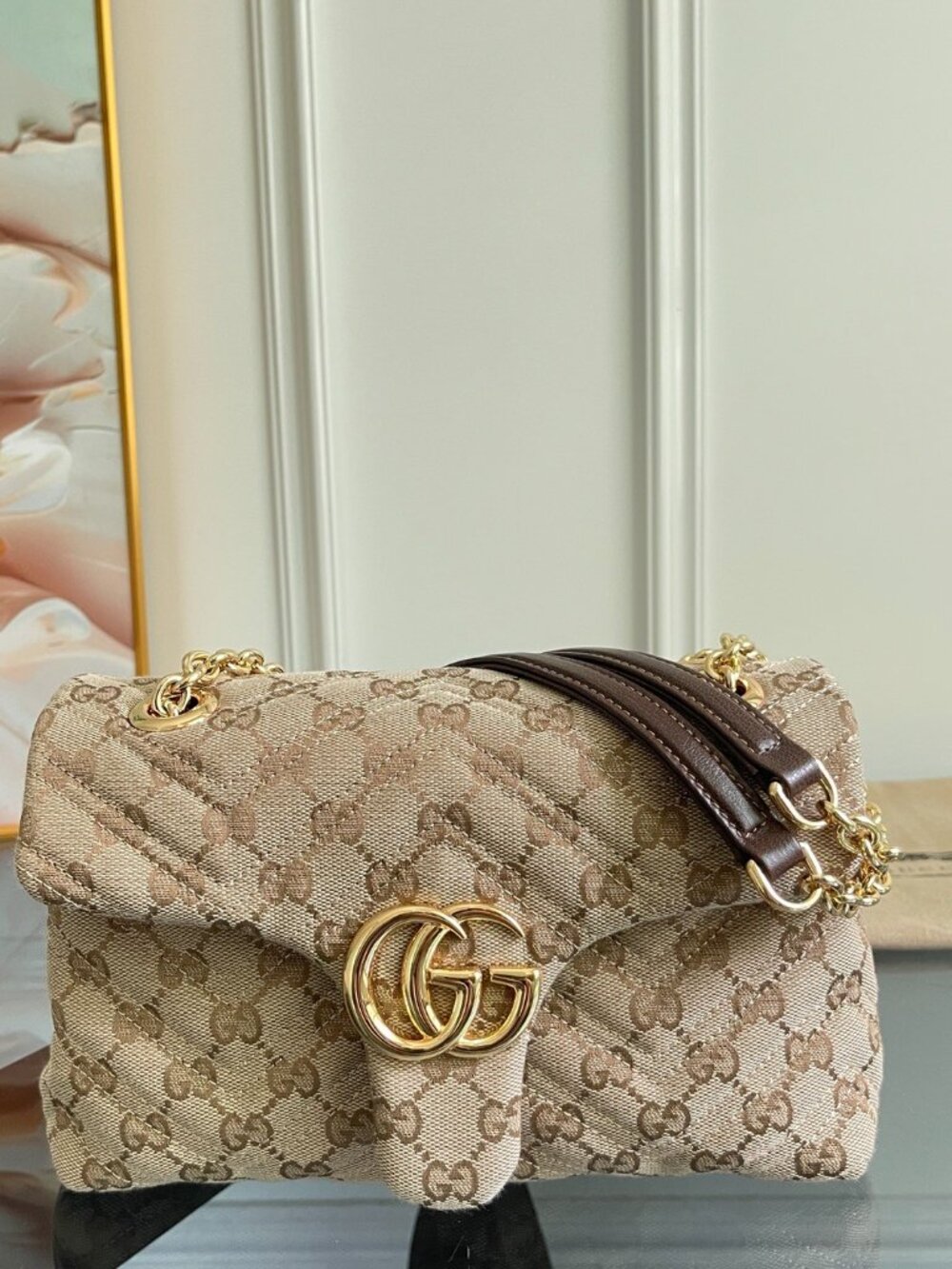 Gucci monogram Marmont underarm bag
